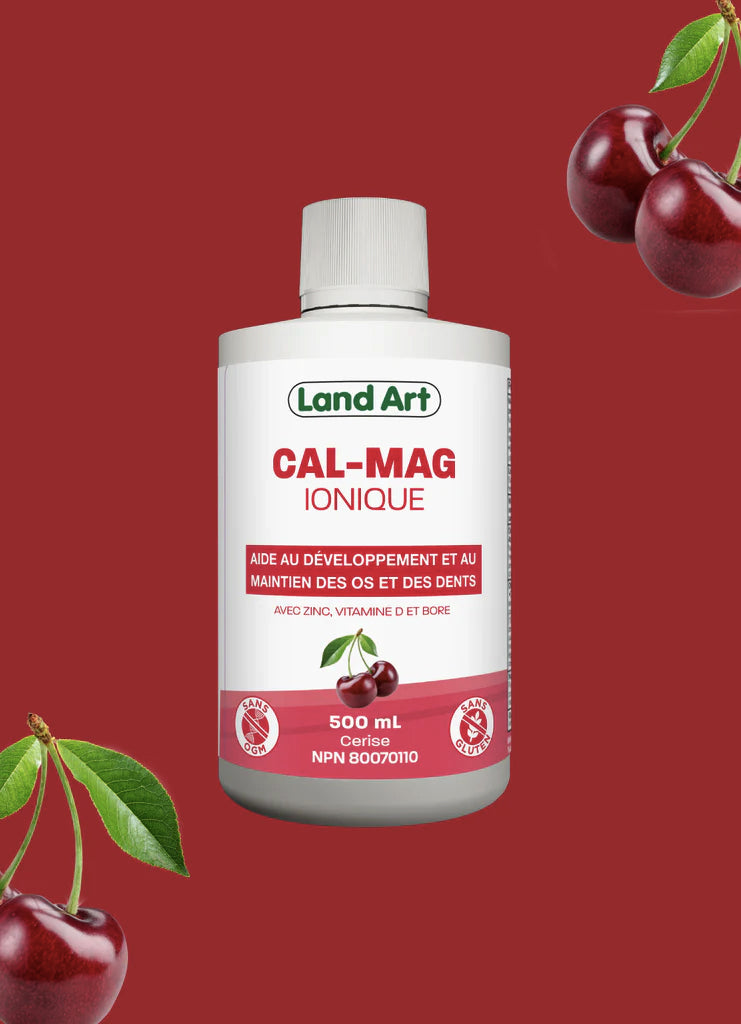 Cal-Mag ionique - liquide 500ml - Cerise - Land Art